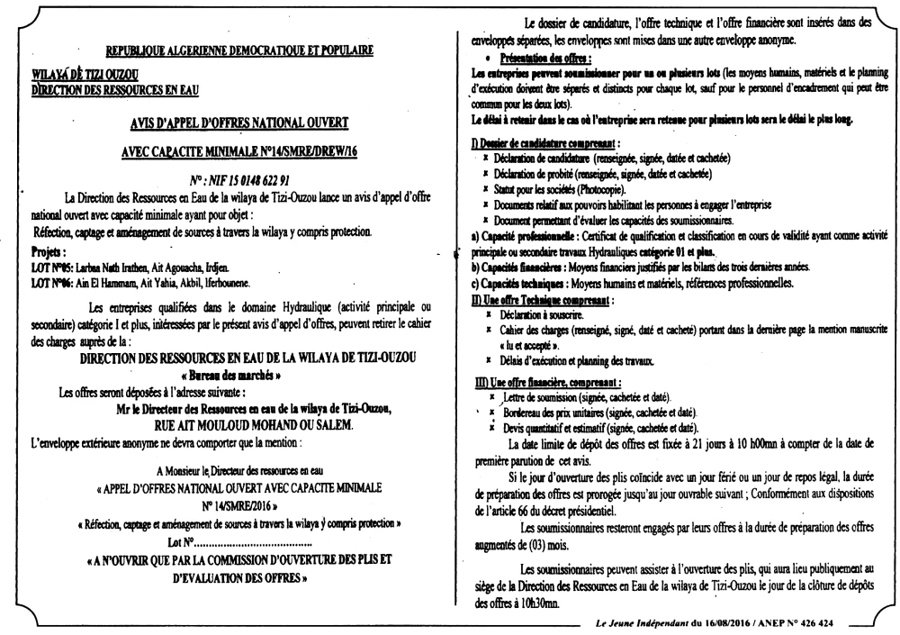 Jeune Independant