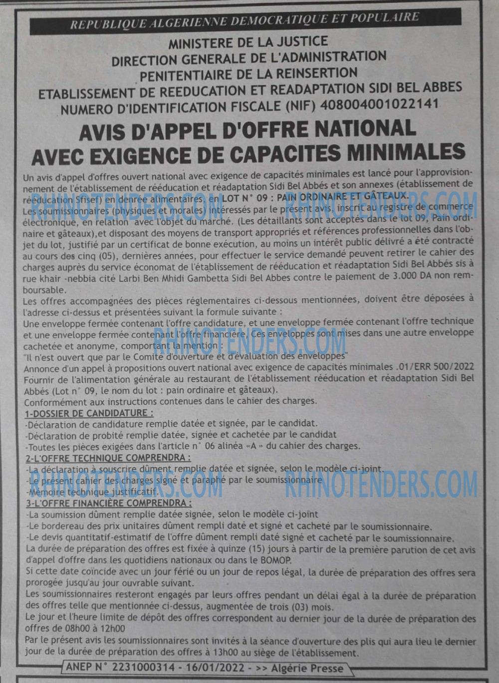 ALGERIE PRESSE