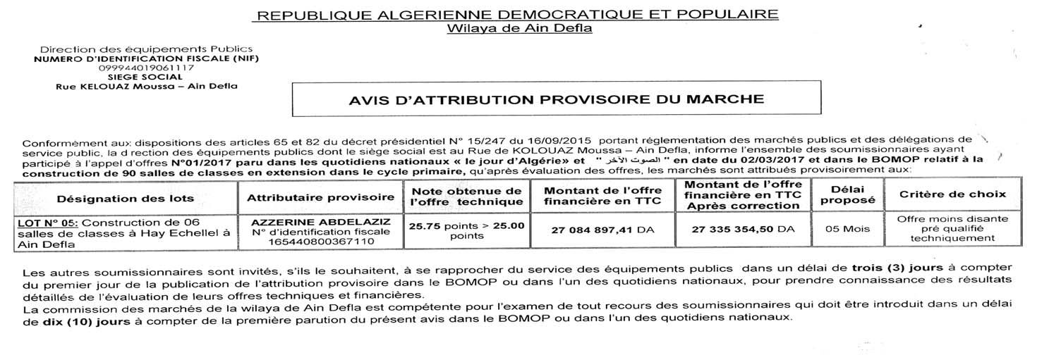 Le Jour d'Algérie