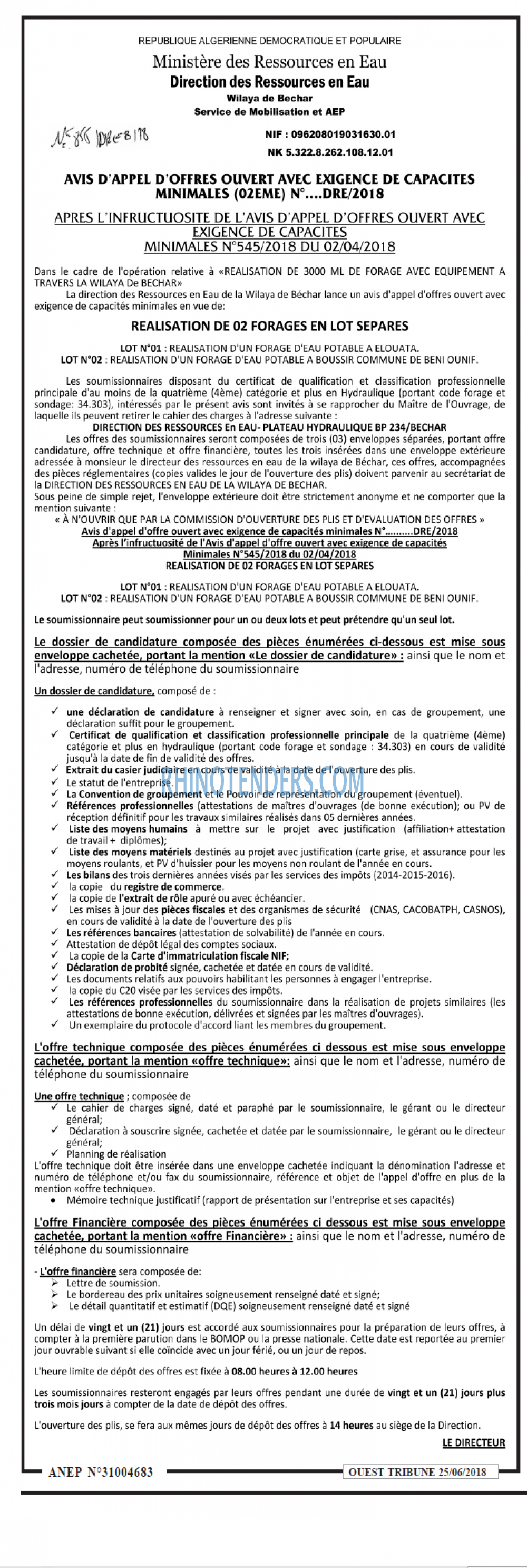 ouest TRIBUNE