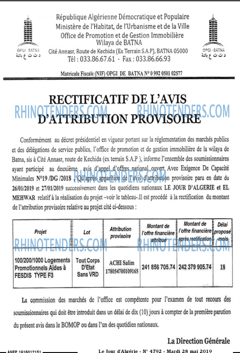 Le Jour d'Algérie