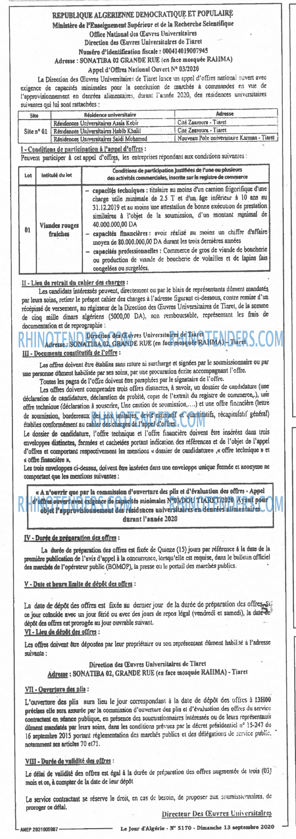 Le Jour d'Algérie