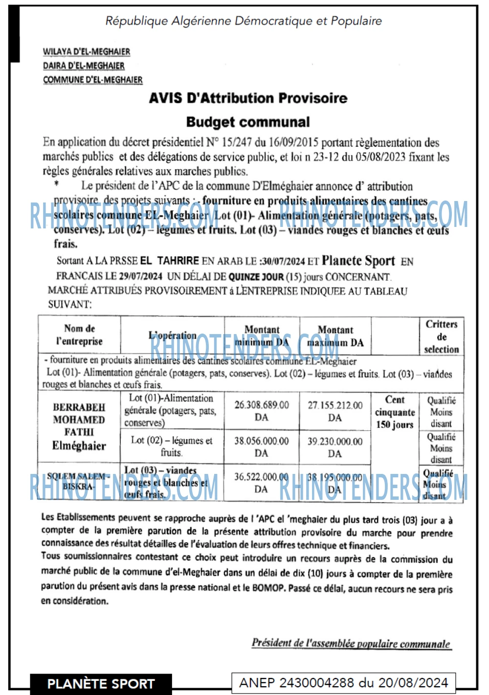 PLANETE SPORT