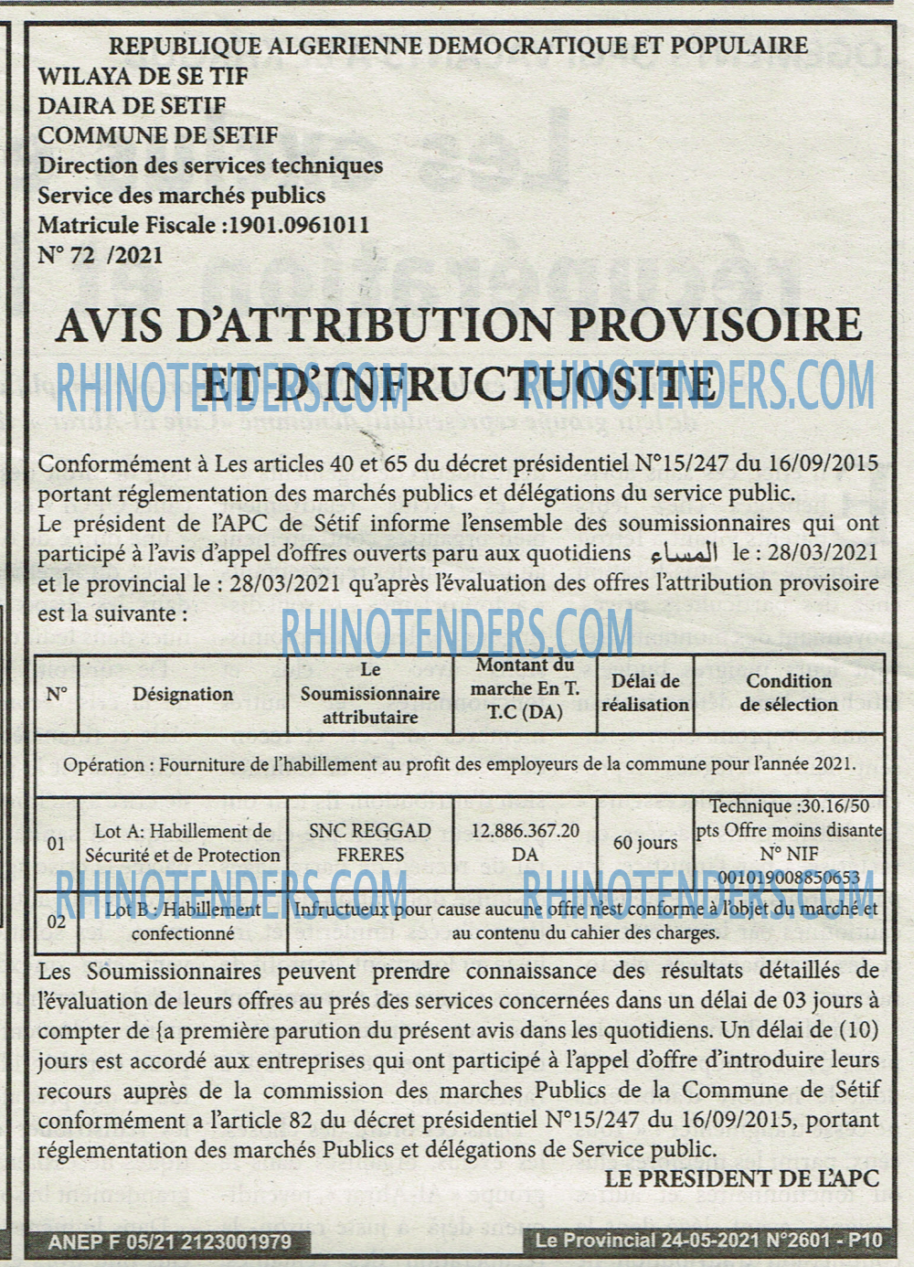 LE PROVINCIAL