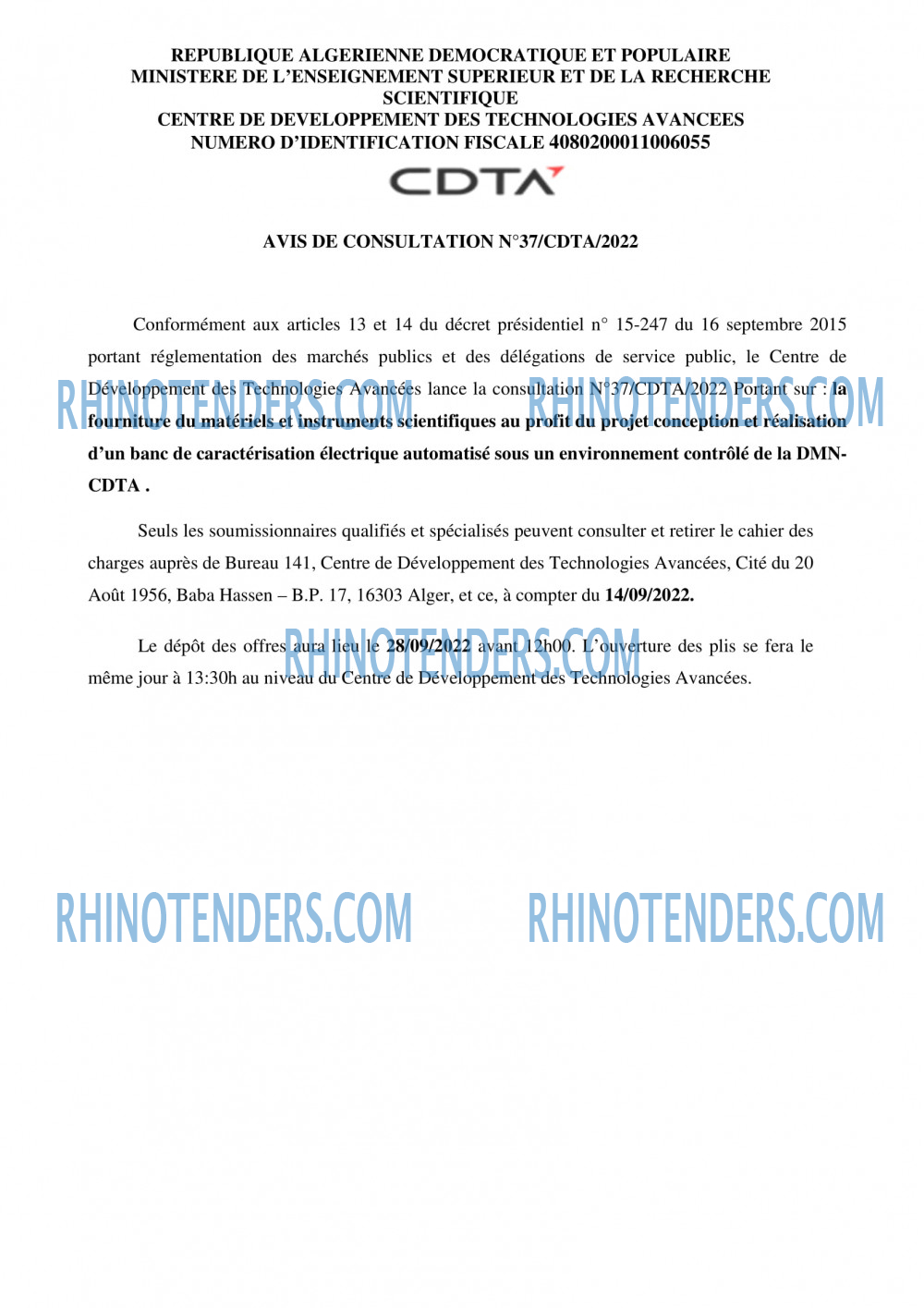 Rhinotenders