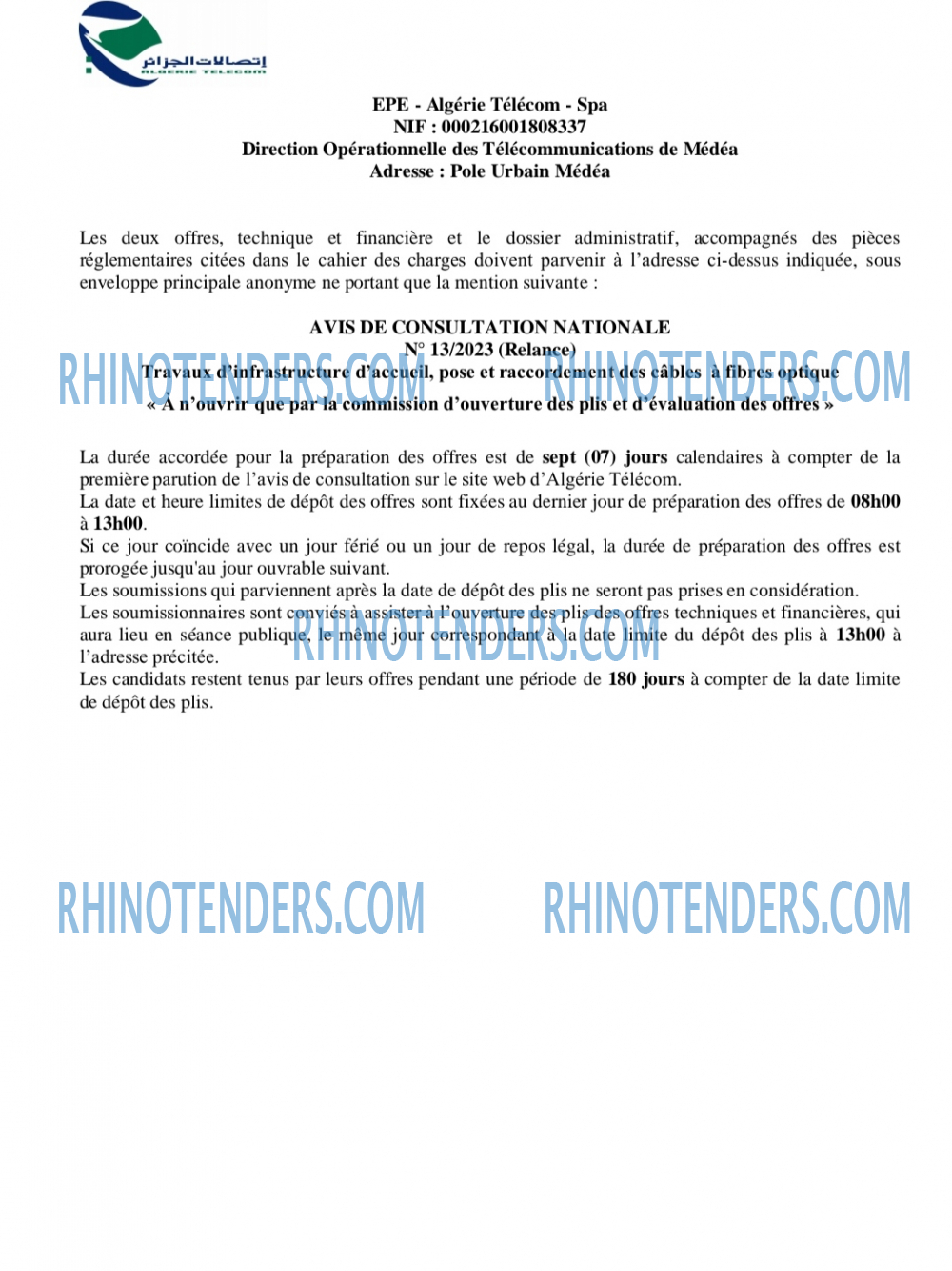Rhinotenders