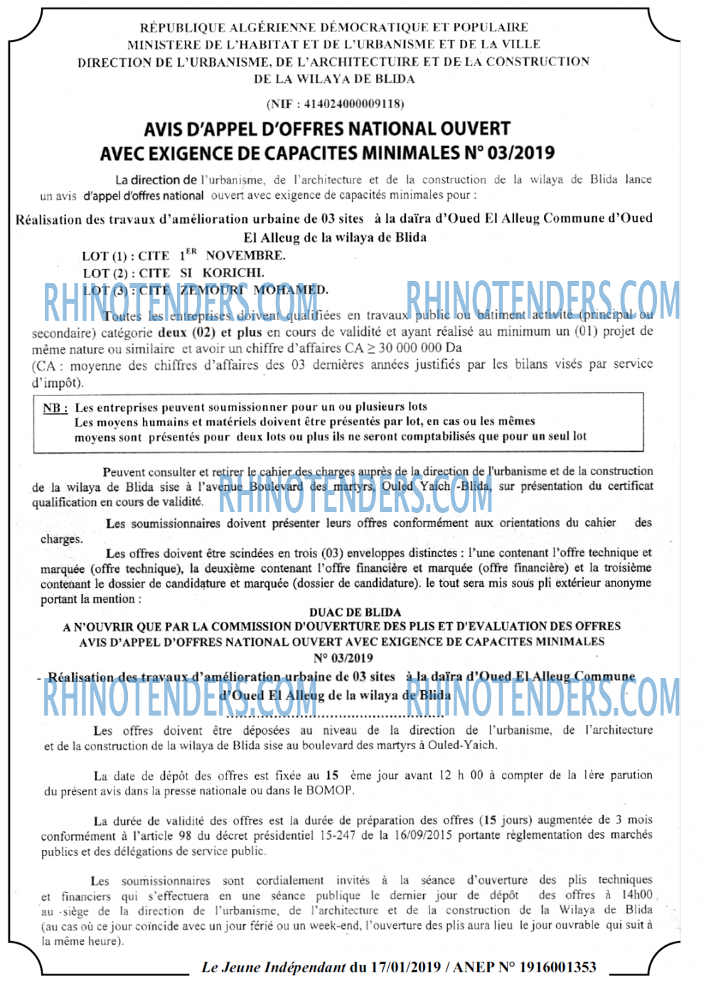 Jeune Independant