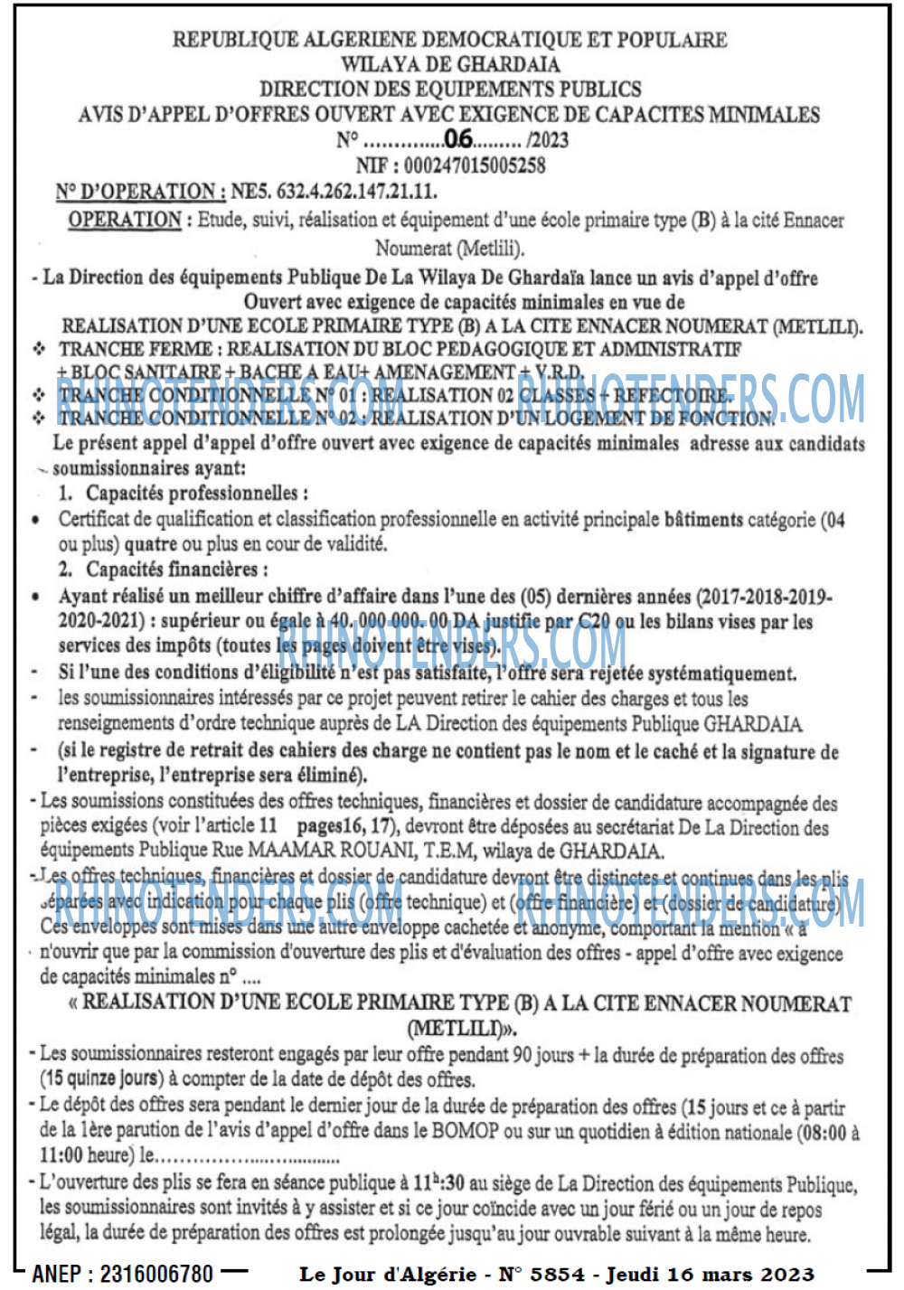 Le Jour d'Algérie