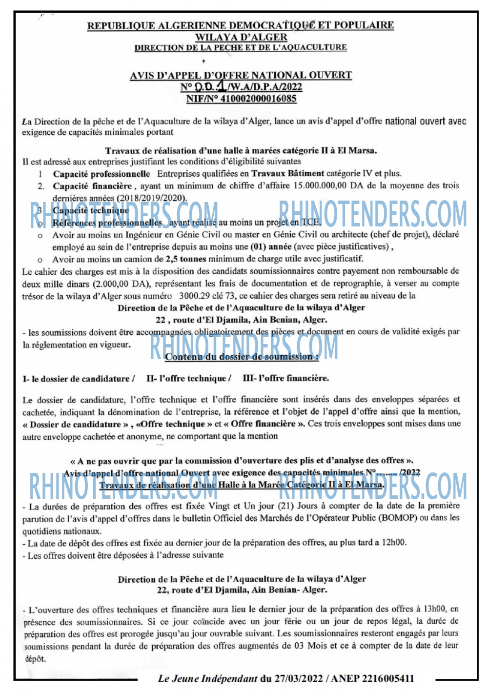 Jeune Independant