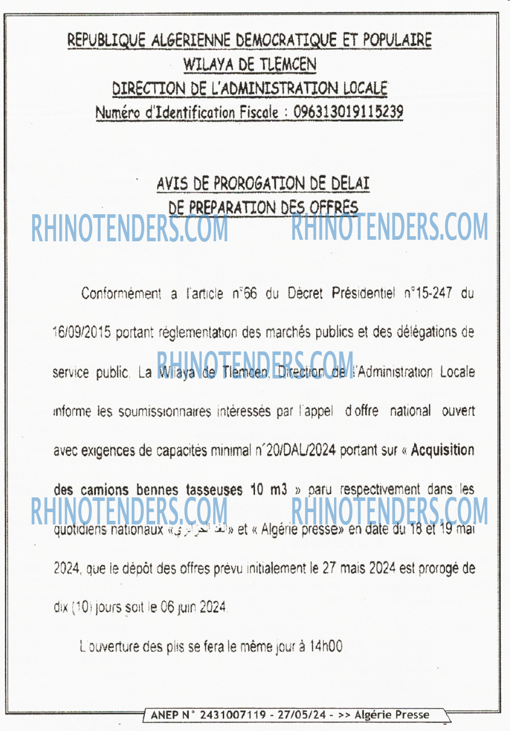 Rhinotenders