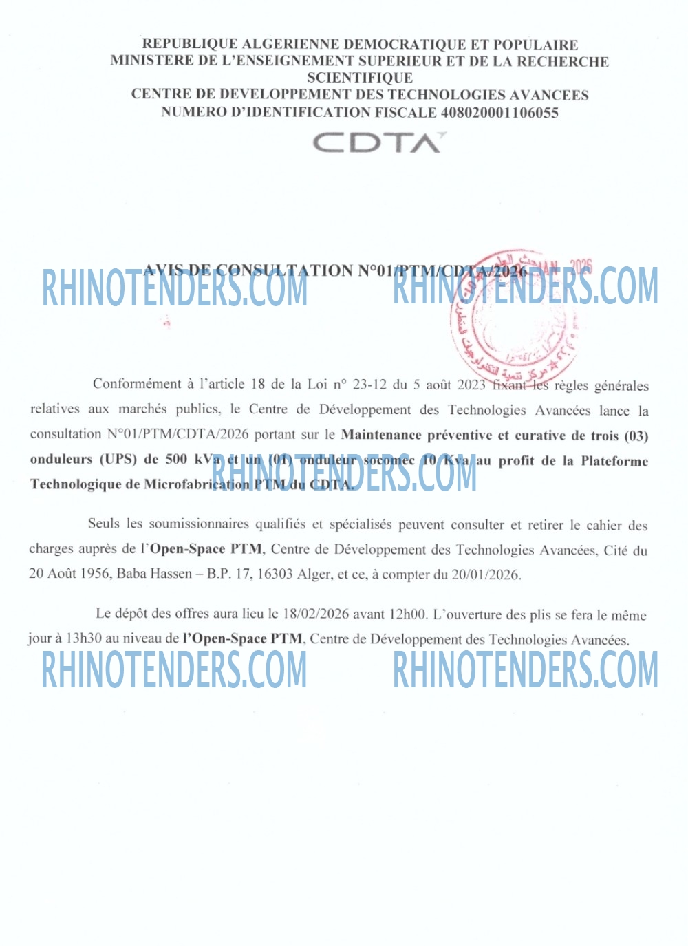 Rhinotenders