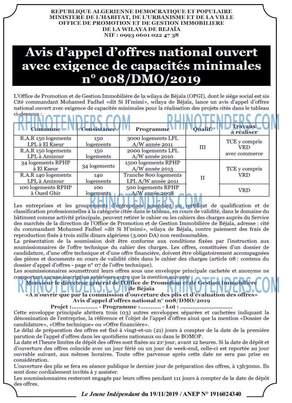 Jeune Independant