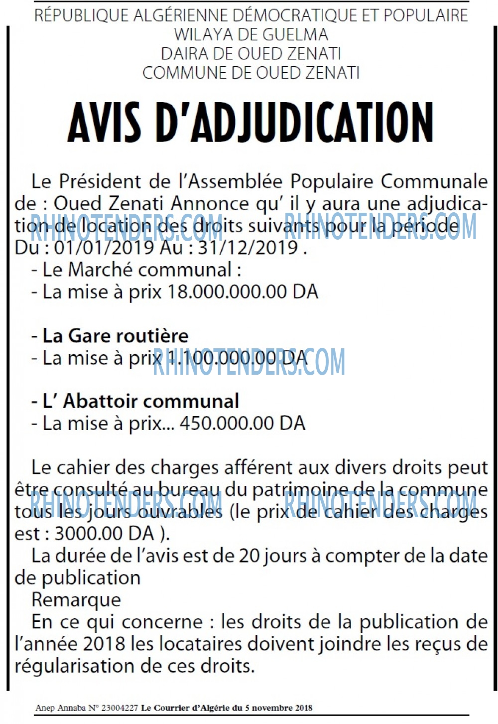 Le Courrier d'Algerie