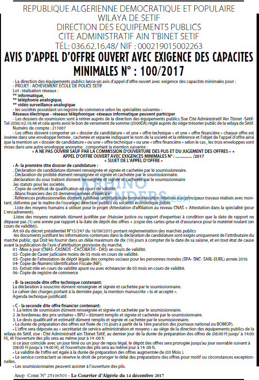 Le Courrier d'Algerie