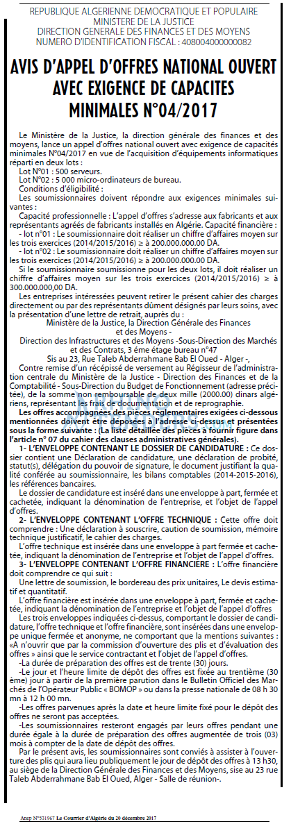 Le Courrier d'Algerie