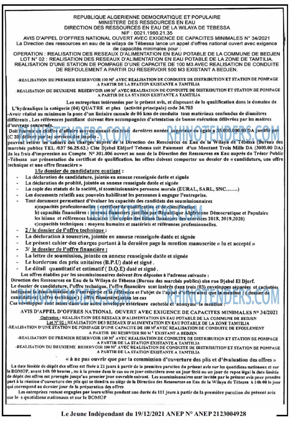Jeune Independant
