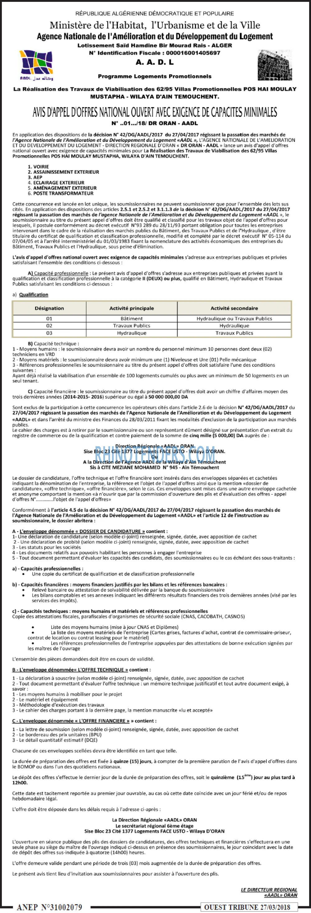 ouest TRIBUNE