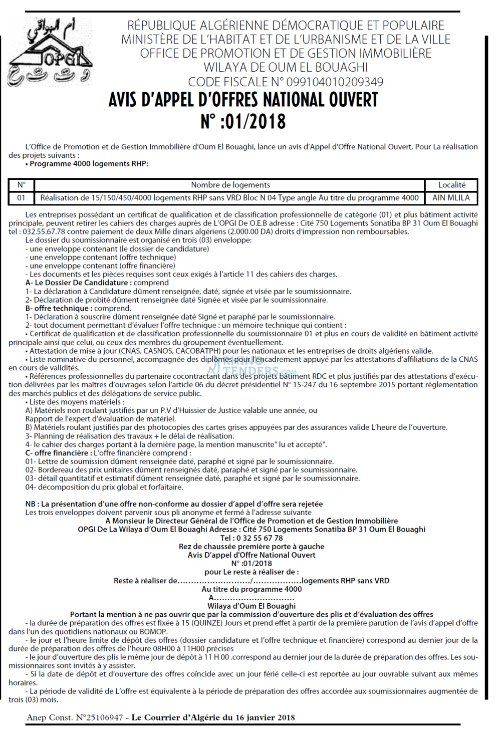 Le Courrier d'Algerie