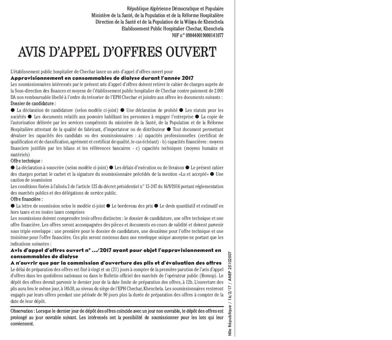 NOUVELLE REPUBLIQUE