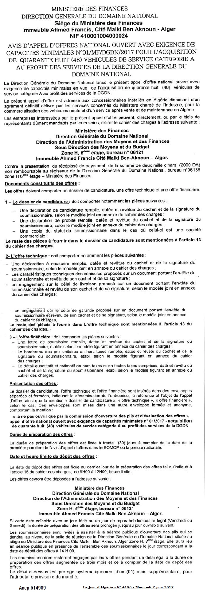 Le Jour d'Algérie