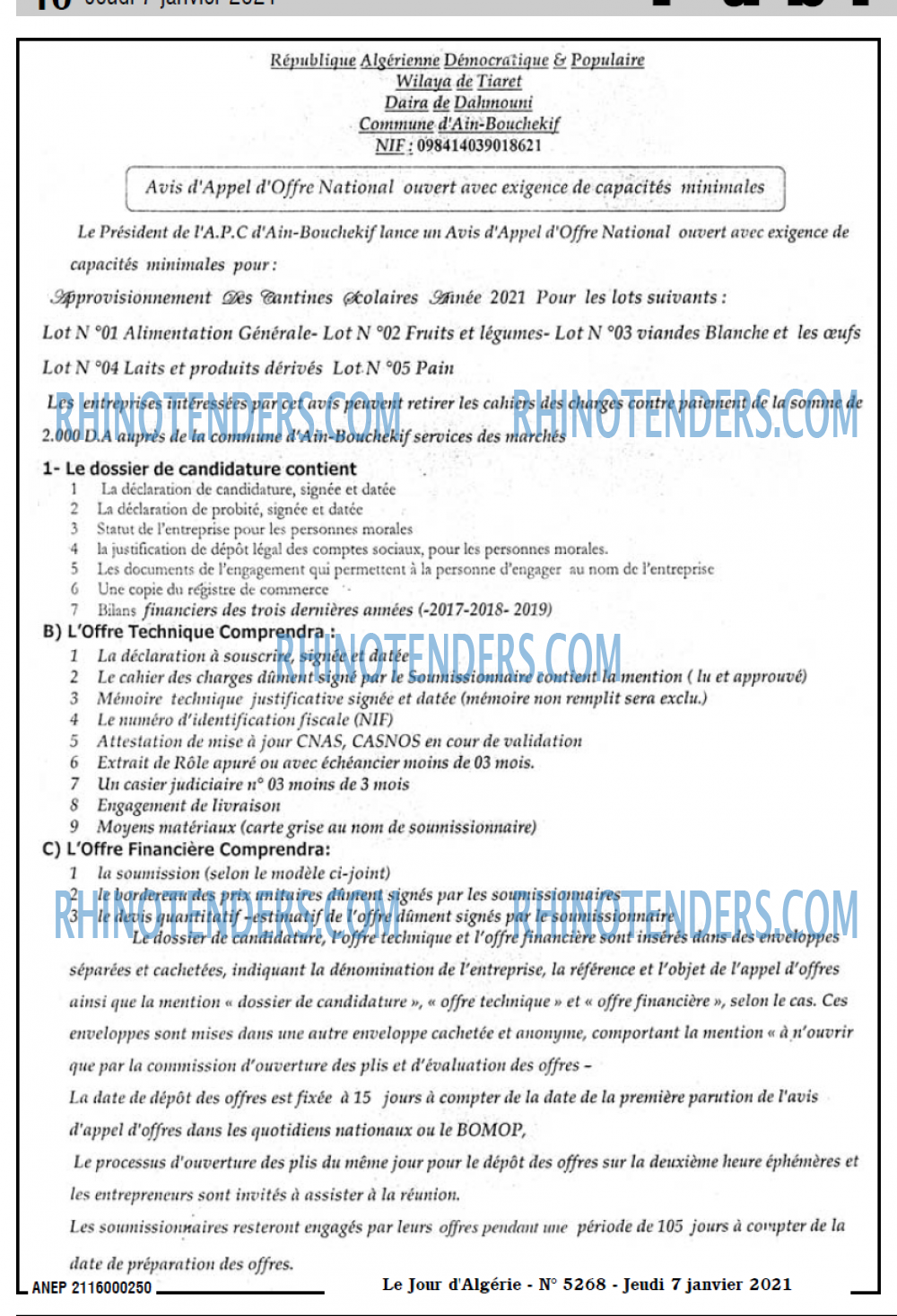 Le Jour d'Algérie