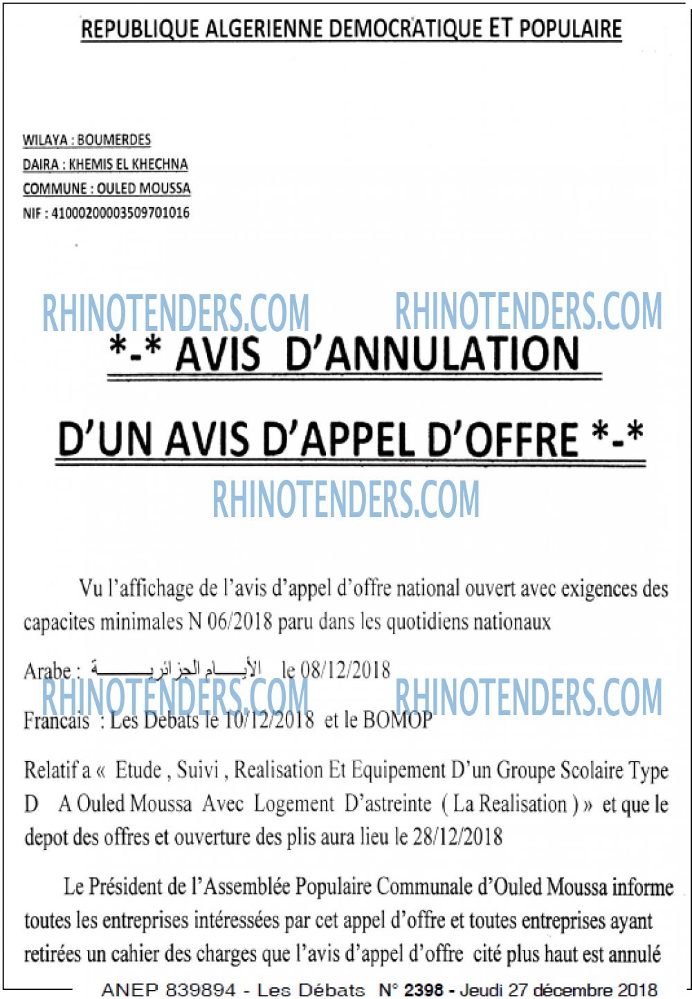 Les Debats