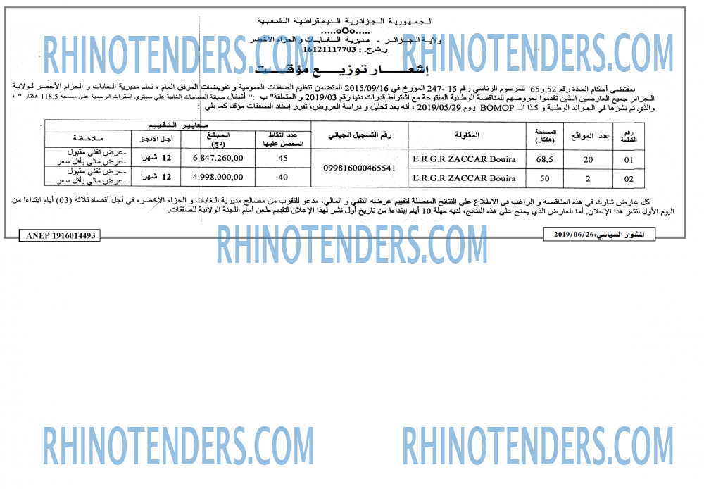 المشوار السياسي