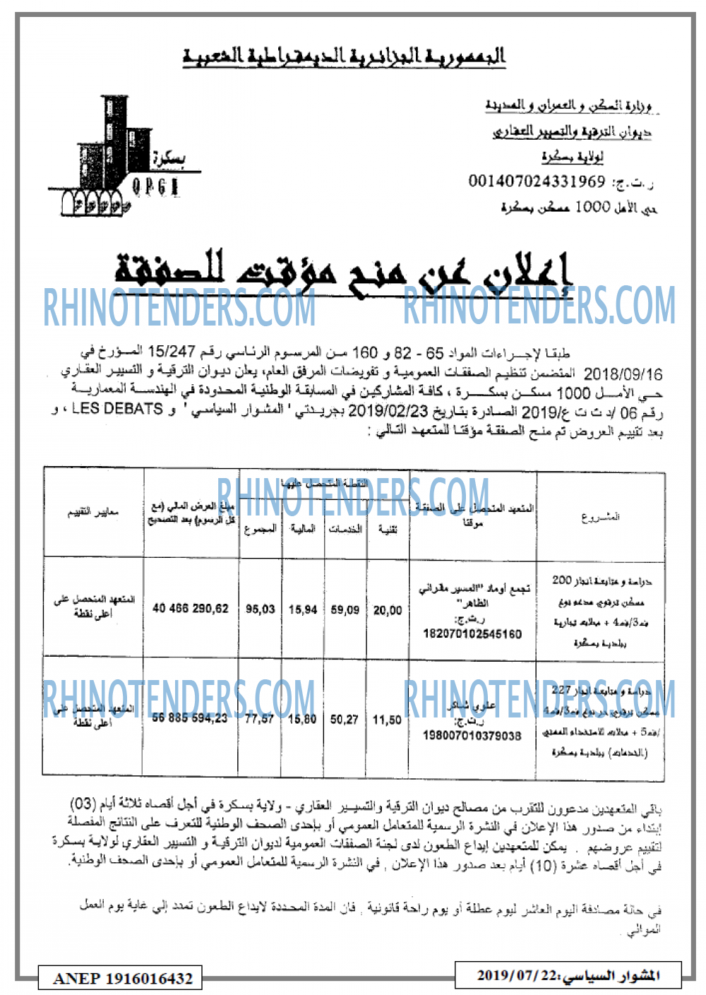 المشوار السياسي