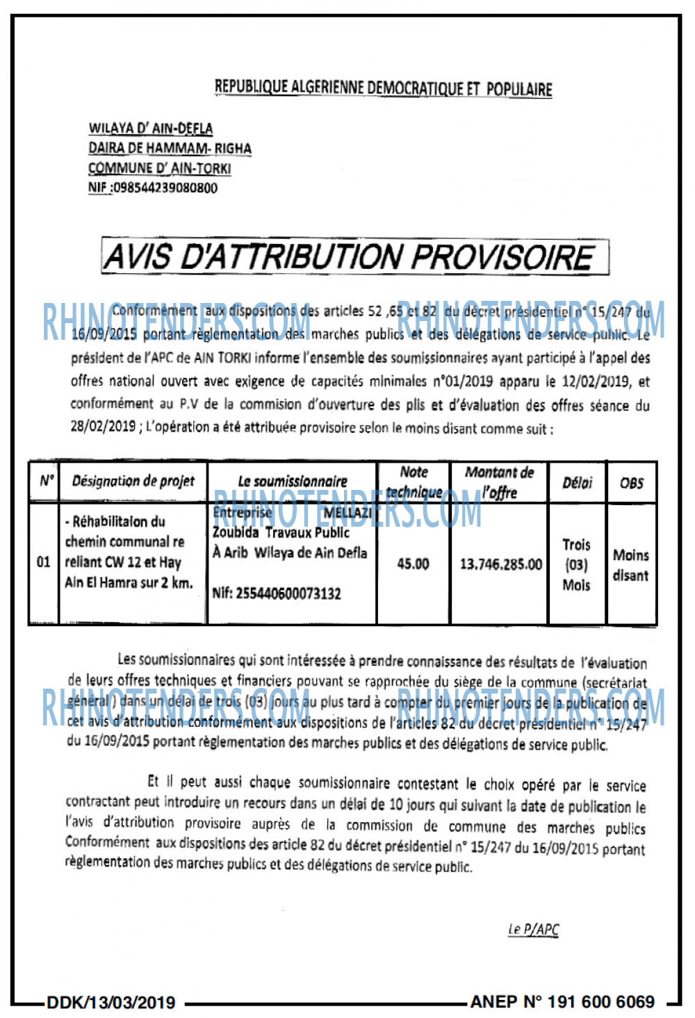 LA DEPECHE DE KABYLIE