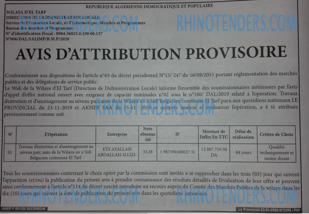 LE PROVINCIAL