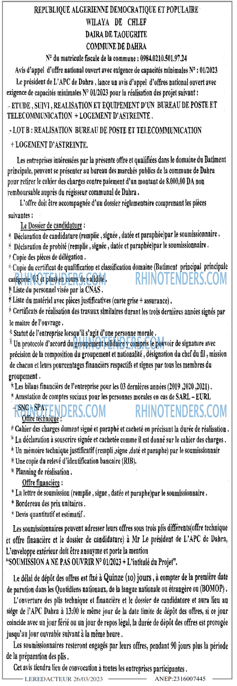 LE REDACTEUR