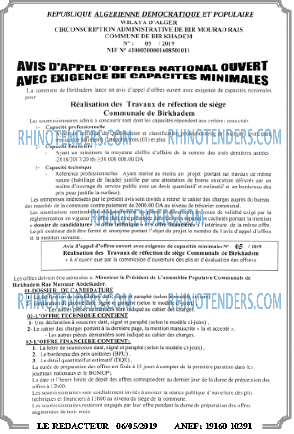 LE REDACTEUR