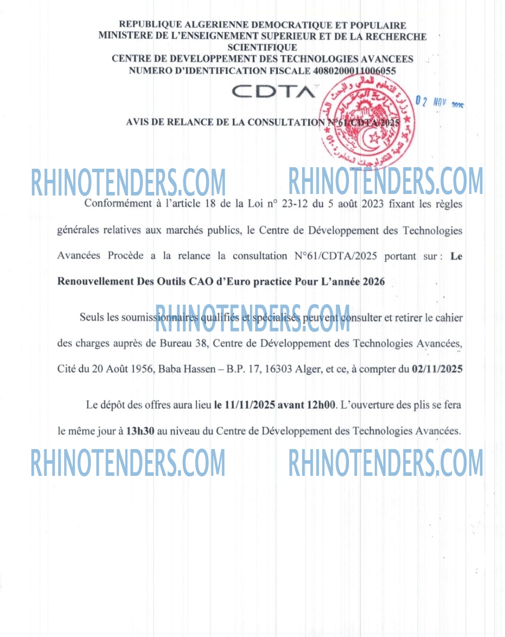 Rhinotenders