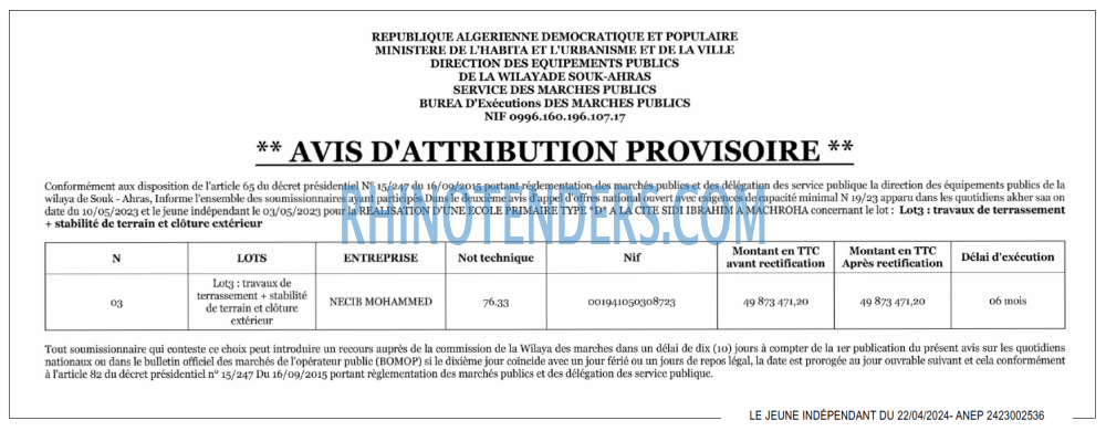 Le jeune indépendant