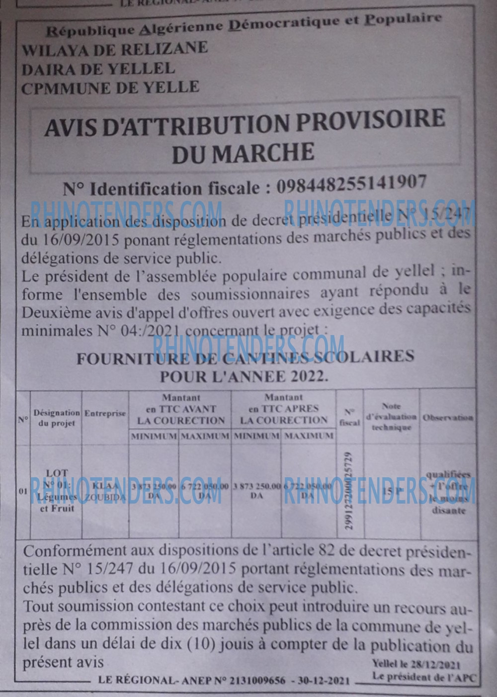 LE REGIONAL