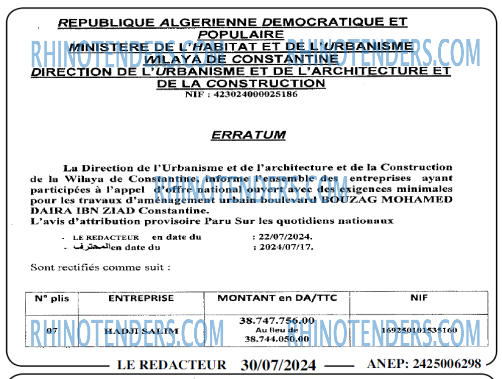 LE REDACTEUR