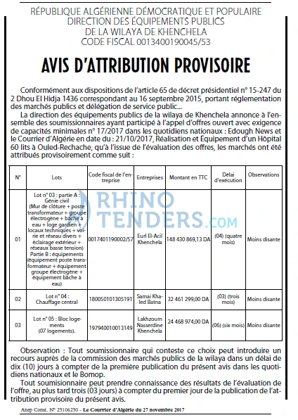 Le Courrier d'Algerie