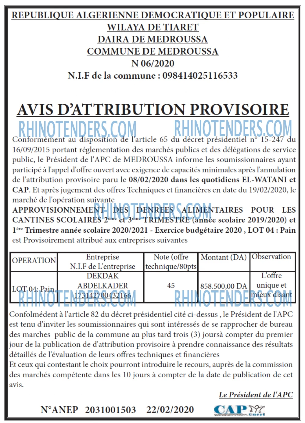 CAP OUEST
