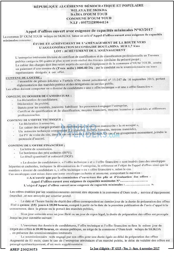 Le Jour d'Algérie