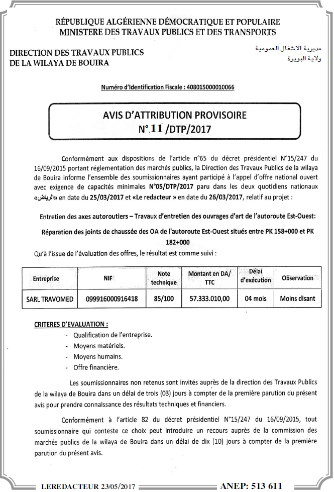 LE REDACTEUR