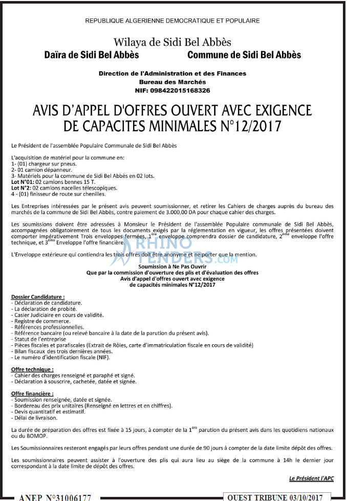 ouest TRIBUNE