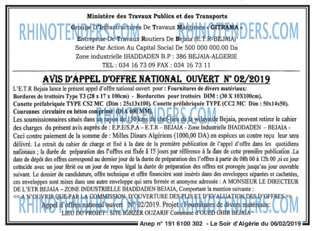 LE SOIR D'ALGERIE