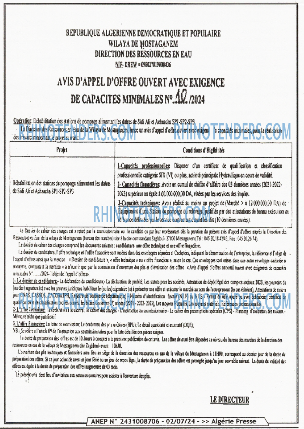ALGERIE PRESSE