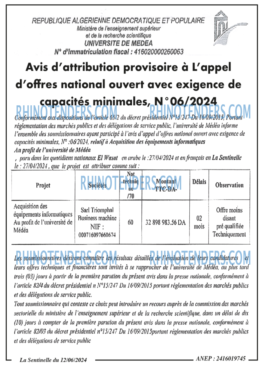 Sentinelle