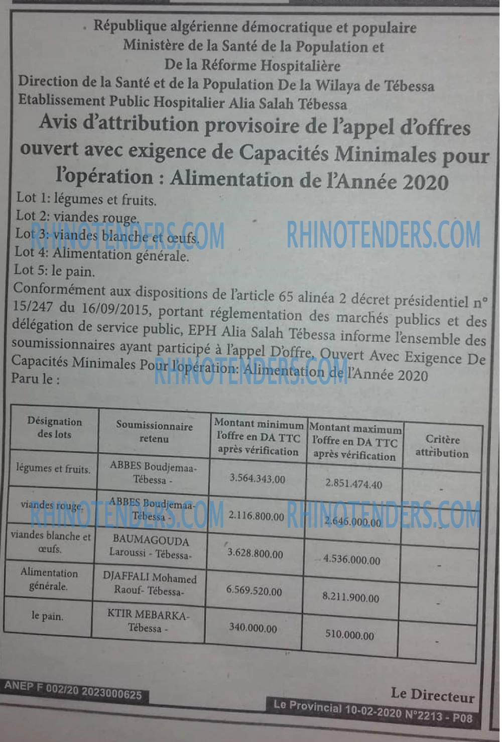 LE PROVINCIAL