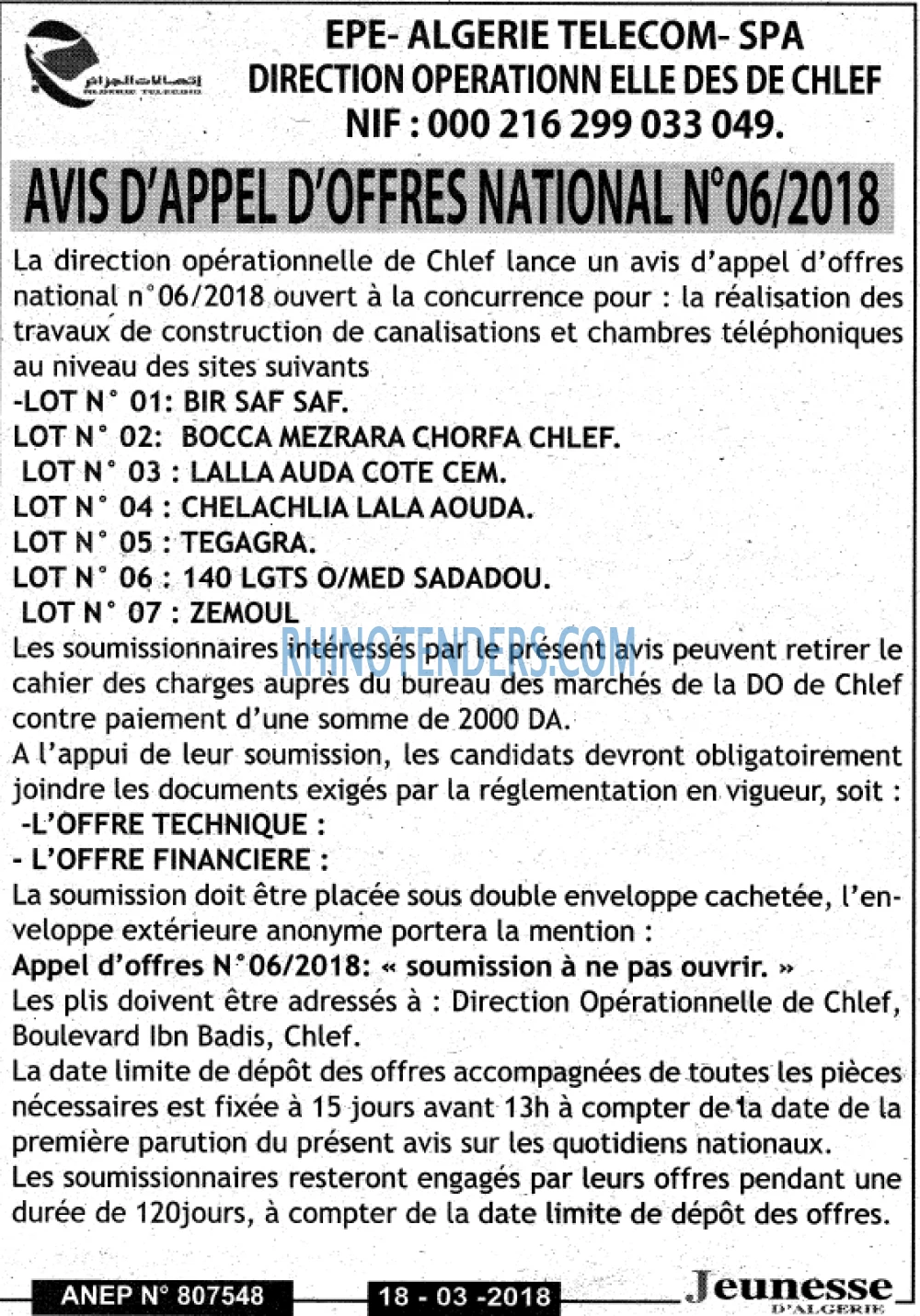 Jeunesse d'Algerie