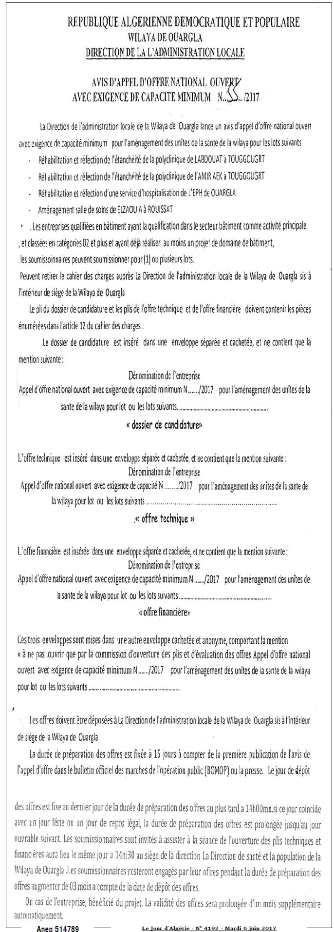 Le Jour d'Algérie