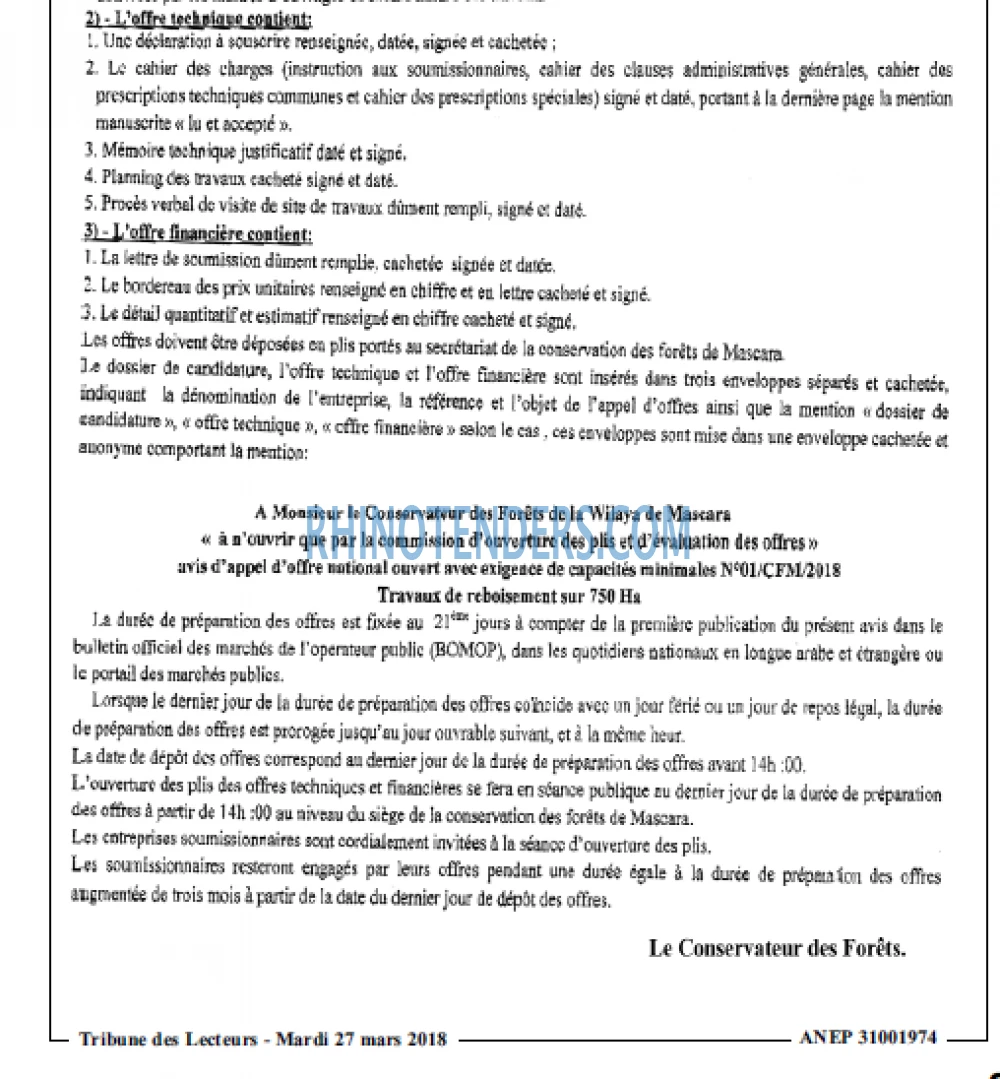 TRIBUNE DES LECTEURS