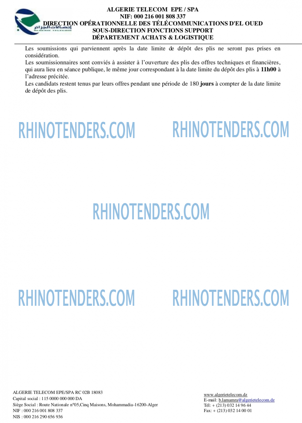 Rhinotenders