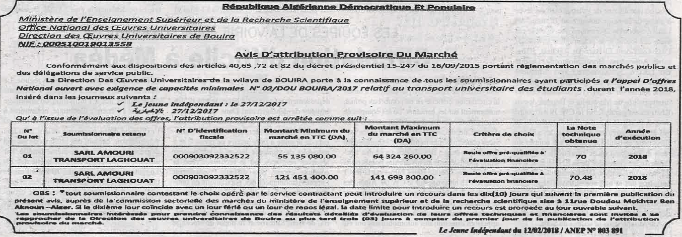 Le jeune indépendant